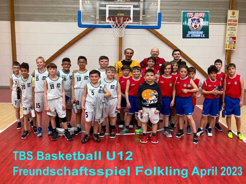 TBS Basketball Minis U12 Freundschaftsspiel Folking 2023 04 22 web