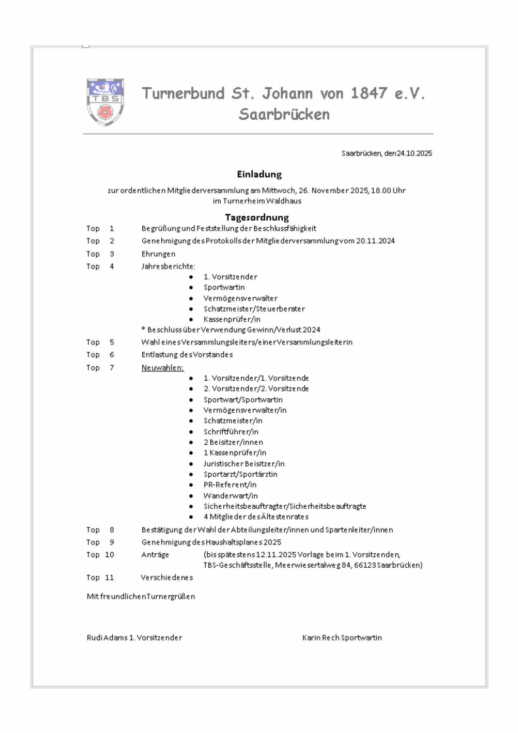 TBS Einladung Mitgliederversammlung 2025 11 26